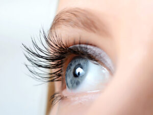 blue eye close up